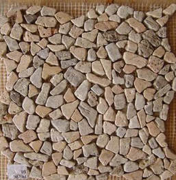 .Big stones mosaic sheet