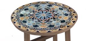 Medallion mosaic for table