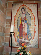 Our Lady of Guadalupe Church mosaic mural