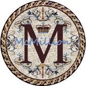 Personalized Monogram Mosaic medallion ..any size