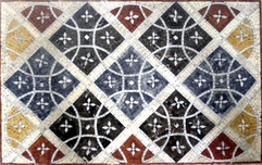 Allover pattern mosaic