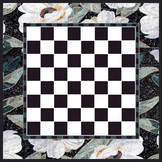 Chess mosaic for tabletop or for  floor.. This is just an example .. Let's design one especially for you