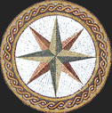  Compass Rose Mosaic