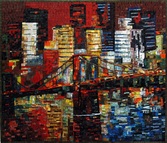 Cityscape mosaic