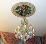 Ceiling medallion mosaic ceiling