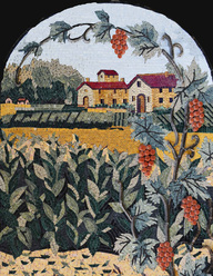  Tuscan vineyard mosaic