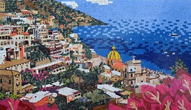 Mediterranean Mosaic mural