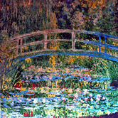 Giverney Waterlilies Glass  Mosaic