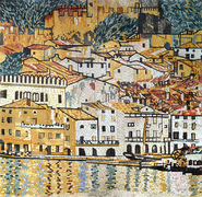 Tuscan village mosaic