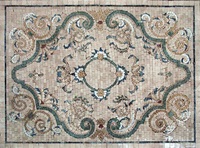  mosaic scroll work for wall or floor