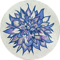 Abstract Chakra mosaic design