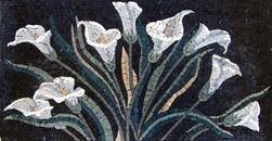 CALLA LILY FLOWERS MOSAIC