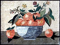 fruit bowl mosaic