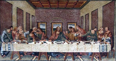 THE LAST SUPPER MOSAIC MURAL