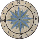 compass rose mosaic