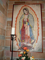 Our Lady Of Guadalupe mosaic