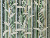 ABSTRACT VINE WITH STRIPES MOSAIC MURAL