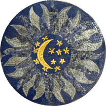 sun mosaic medallion