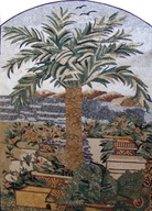 PALM TREE MOSAIC MURAL