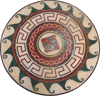  Greek mosaic medallion
