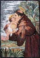 ST ANTHONY MOSAIC MURAL