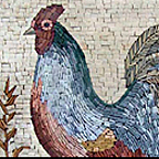 rooster mosaics