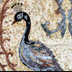 Birds, butterflies, egret, heron , peacocks Mosaics