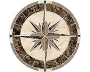 Compass Rose mosaic