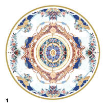  Versailles Mosaic Medallion