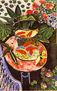 Abstract Goldfish in a Bowl Mosaic Mural