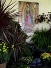 Our lady of guadalupe mosaic mural for garden  outdoor wall mosaic design