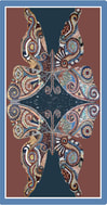 Abstract design Butterfly rug mosaic