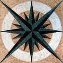 compass rose mosaic