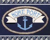 Homeport nautical mosaic mural