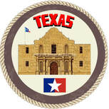 Texas  Alamo Medallion mosaic
