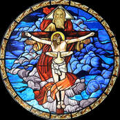 Jesus Glass Mosaic Medallion