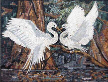 Herons mosaic