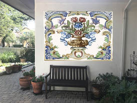 Portuguese Entryway mosaic
